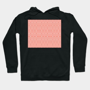 Red Triangle lines Pattern Hoodie